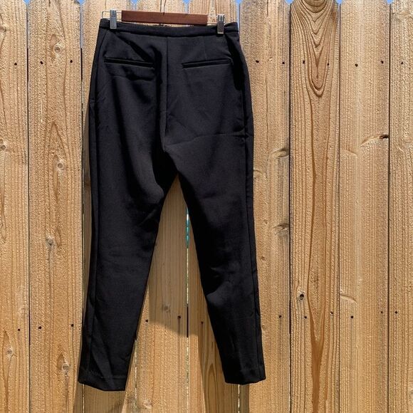 Take 50% OFF- Worthington Classic Black Slim Leg Trousers, Size-4 - Picture 6 of 9